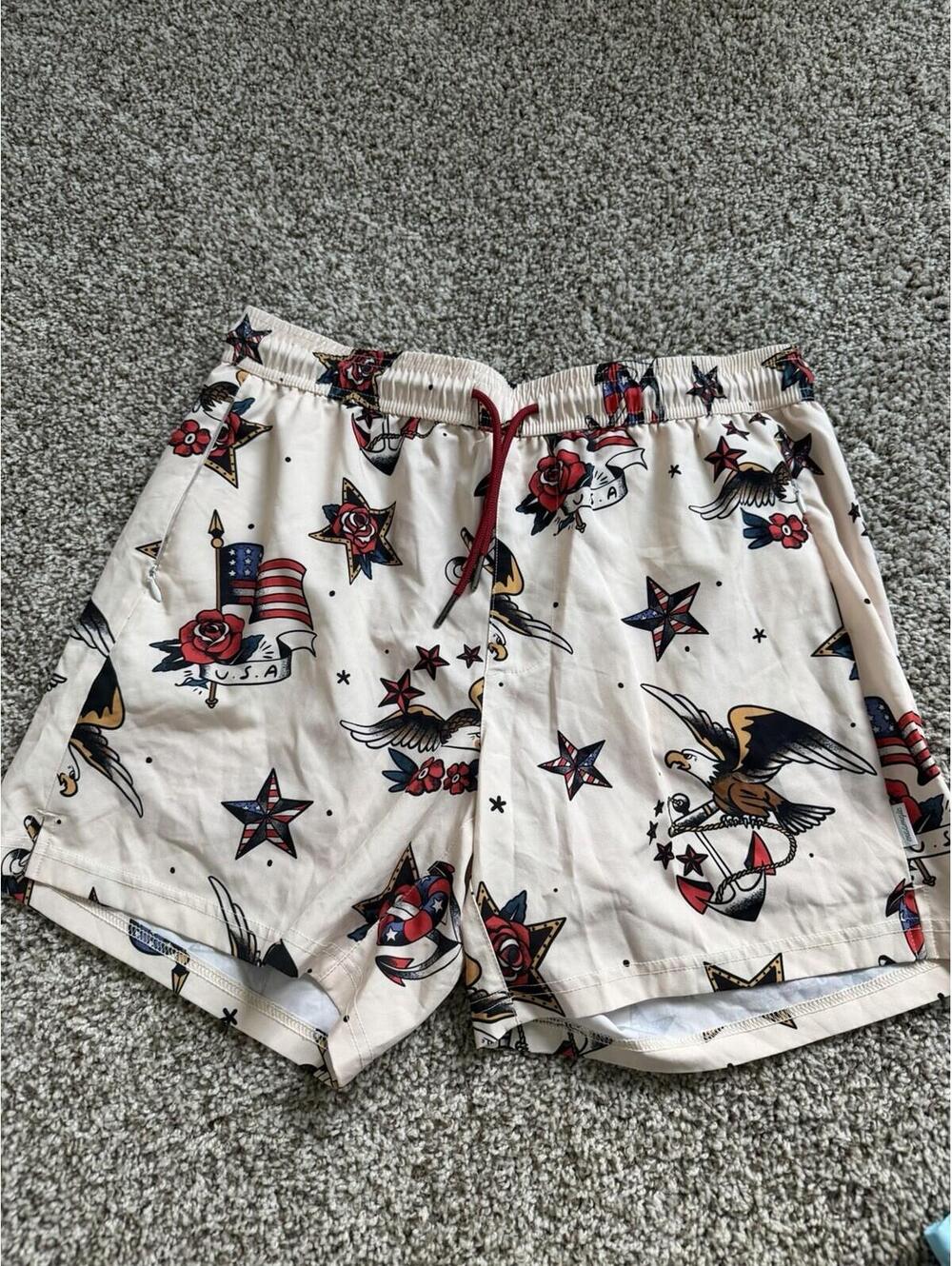 AMERICANA | 4TH OF JULY, PATRIOTIC EAGLES maamgic Mens 5.5 Inch Swim Trunks